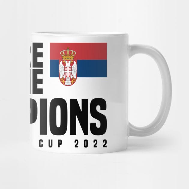 Qatar World Cup Champions 2022 - Serbia by Den Vector